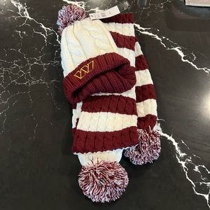 Commanders Scarf and hat